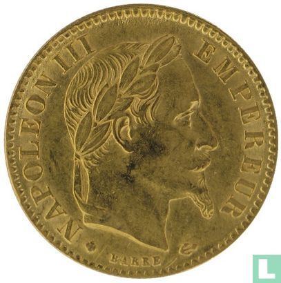 Frankrijk 10 francs 1863 (BB) - Afbeelding 2