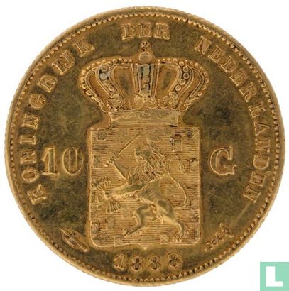 Nederland 10 gulden 1888 - Afbeelding 1