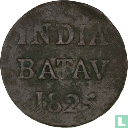 Nederlands-Indië ½ stuiver 1825 (type 1) - Afbeelding 1