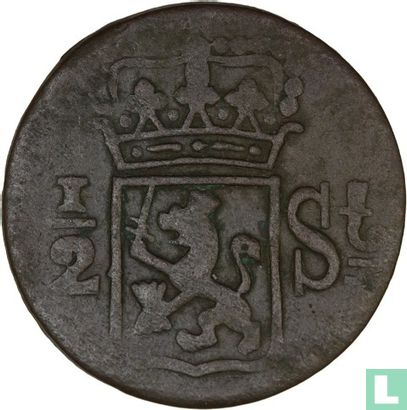 Nederlands-Indië ½ stuiver 1825 (type 1) - Afbeelding 2