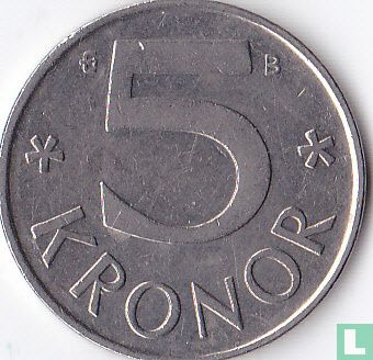 Zweden 5 kronor 2002 - Afbeelding 2