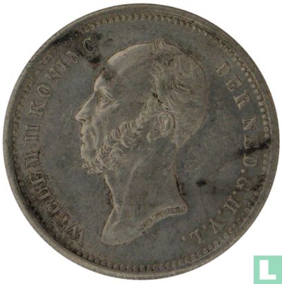 Pays-Bas 25 cents 1848 (type 1) - Image 2