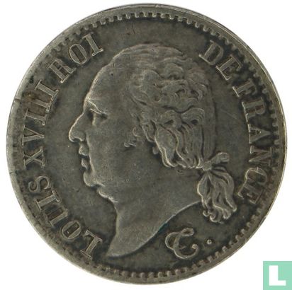 France ¼ franc 1824 (A) - Image 2