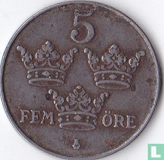 Zweden 5 öre 1946 - Afbeelding 2