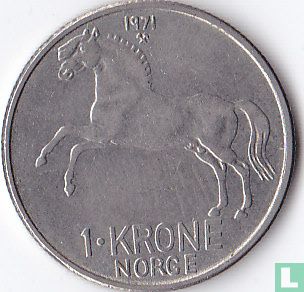 Norwegen 1 Krone 1971 - Bild 1