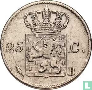 Nederland 25 cent 1829 (B) - Afbeelding 2