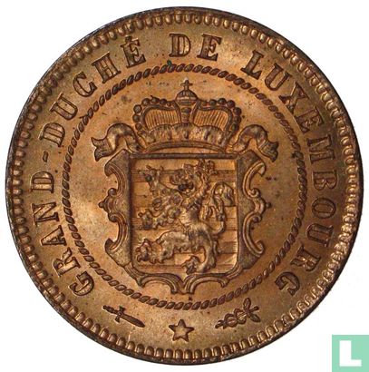 Luxemburg 5 centimes 1870 - Afbeelding 2