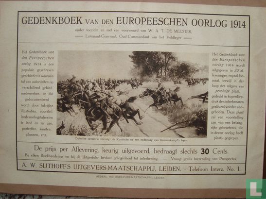 Gedenkboek v/d Europeeschen oorlog 1914 - Bild 2