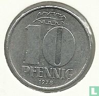 DDR 10 pfennig 1978 - Afbeelding 1