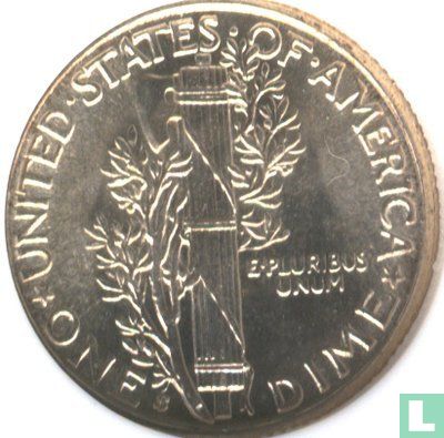États-Unis 1 dime 1940 (S) - Image 2
