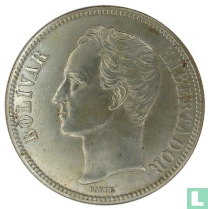 Venezuela 5 bolívares 1935 - Image 2