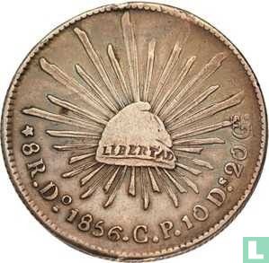 Mexique 8 reales 1856 (Do CP) - Image 1