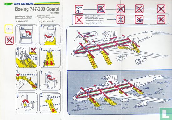 Air Gabon - 747-200 Combi (02) 7 pal. - Afbeelding 3