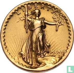 United States 20 dollars 1907 (Walking Liberty - MCMVII) - Image 1
