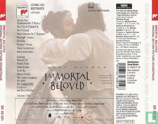 Immortal Beloved (original motion picture soundtrack) - Image 2