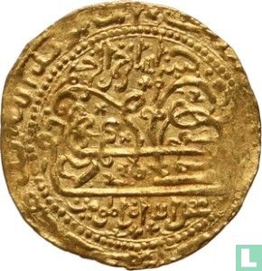 Maroc 1 dinar 1604 (AH1013) - Image 2