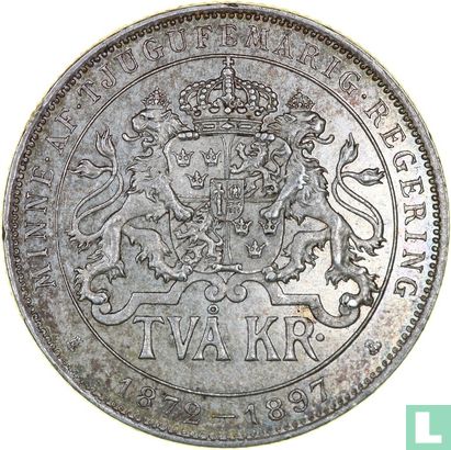 Zweden 2 kronor 1897 - Afbeelding 1