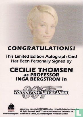 Cecilie Thomson as Prof Inga Bergstrom - Afbeelding 2