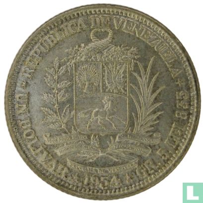 Venezuela 1 Bolívar 1954 - Bild 1