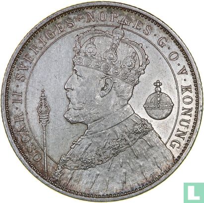 Schweden 2 Krone 1897 - Bild 2