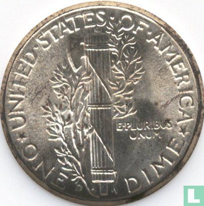 Vereinigte Staaten 1 Dime 1944 (D) - Bild 2