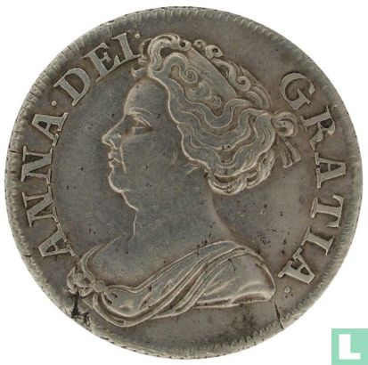 Royaume-Uni 1 shilling 1711 - Image 2