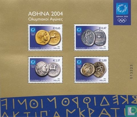 Olympische Spiele - Alte Münzen