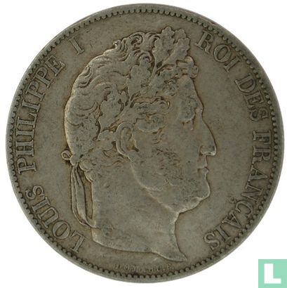France 5 francs 1846 (W) - Image 2