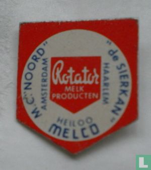 Rotator melkproducten - M.C. "Noord" Amsterdam - "de Sierkan" Haarlem - Melco Heiloo