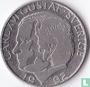 Suède 1 krona 1992 - Image 1