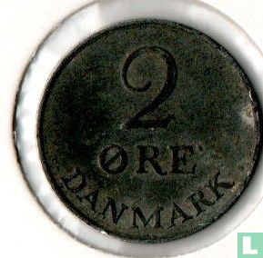 Danemark 2 øre 1963 (zinc) - Image 2