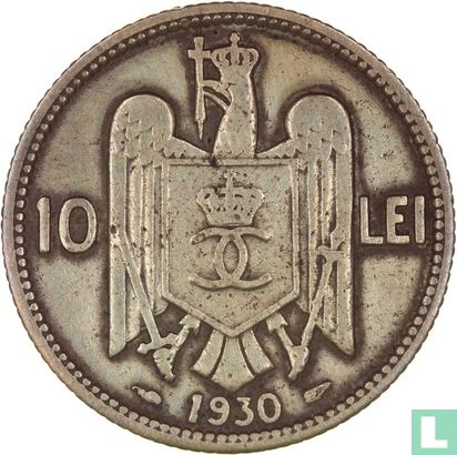 Romania 10 lei 1930 (Paris) - Image 1