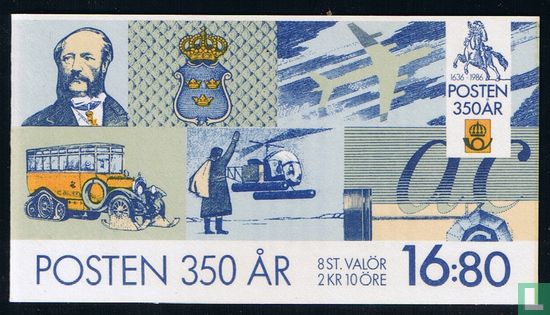 350 years Swedish Post - Image 1
