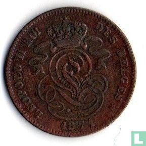 België 2 centimes 1874 (smal jaartal) - Afbeelding 1