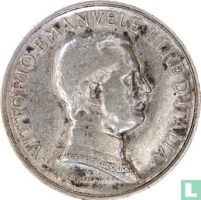 Italy 1 lira 1916 - Image 2