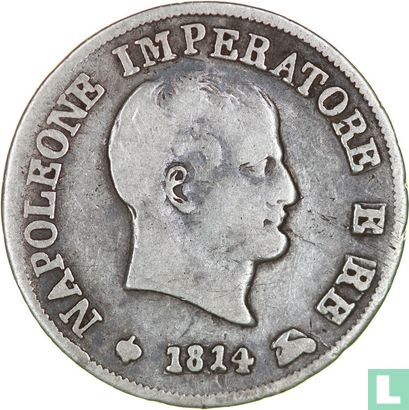 Royaume d'Italie 10 soldi 1814 - Image 1