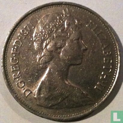 Verenigd Koninkrijk 10 new pence 1971 - Afbeelding 1