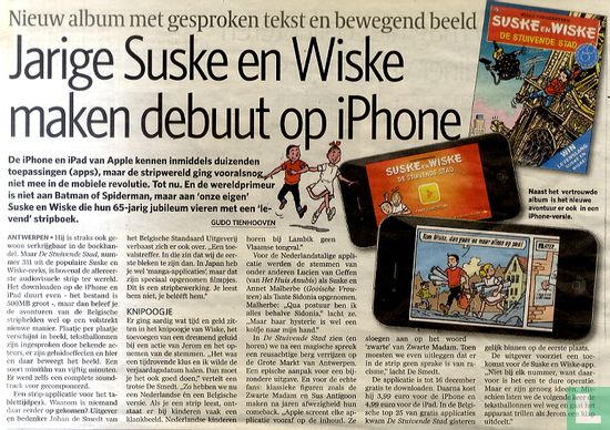 Jarige Suske en Wiske maken debuut op iPhone