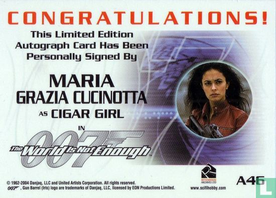 Maria Grazia Cucinotta as Cigar Girl - Afbeelding 2
