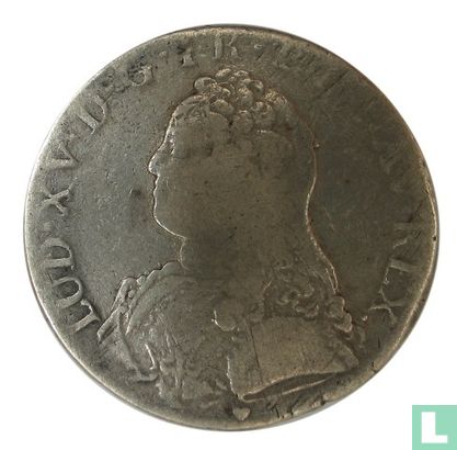 Frankrijk 1 écu 1733 (&) - Afbeelding 2
