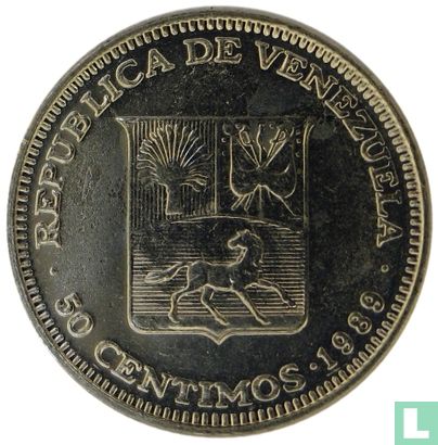 Venezuela 50 centimos 1989 - Image 1