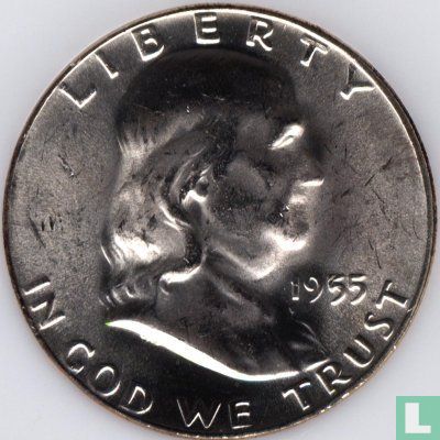 États-Unis ½ dollar 1955 (type 1) - Image 1