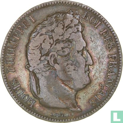 Frankrijk 5 francs 1841 (K) - Afbeelding 2