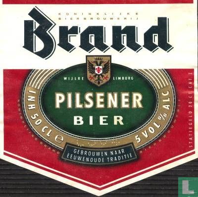 Brand Pilsener Bier (50cl)