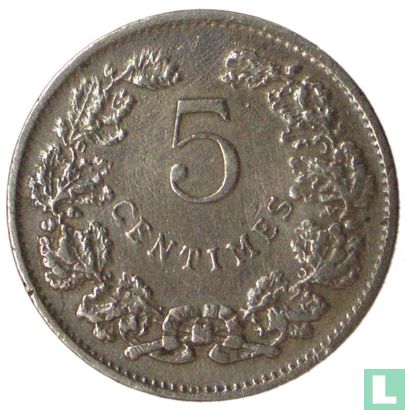 Luxemburg 5 centimes 1908 - Afbeelding 2