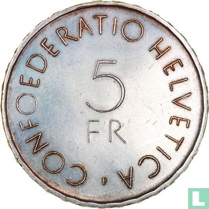 Switzerland 5 francs 1963 "Centenary of the Red Cross" - Image 2