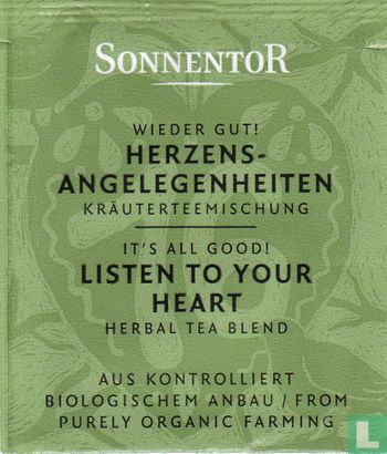 16 Wieder Gut ! HERZENS-ANGELEGENHEITEN Kräuterteemischung | It's All Good ! LISTEN TO YOUR HEART Herbal Tea Blend - Afbeelding 1