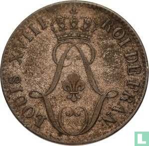 Isle de Bourbon 10 centimes 1816 - Image 2