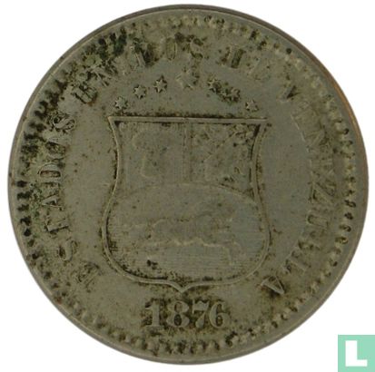 Venezuela 1 centavo 1876 - Afbeelding 1