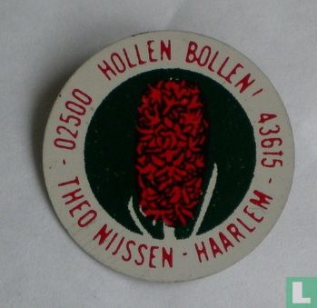Hollen bollen! Theo Nijssen - Haarlem 02500 43615 (hyacint) [rood-zwart-rood]